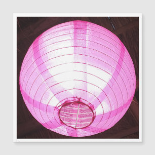 Tarjeta magnética de luminiscencia rosa encantada