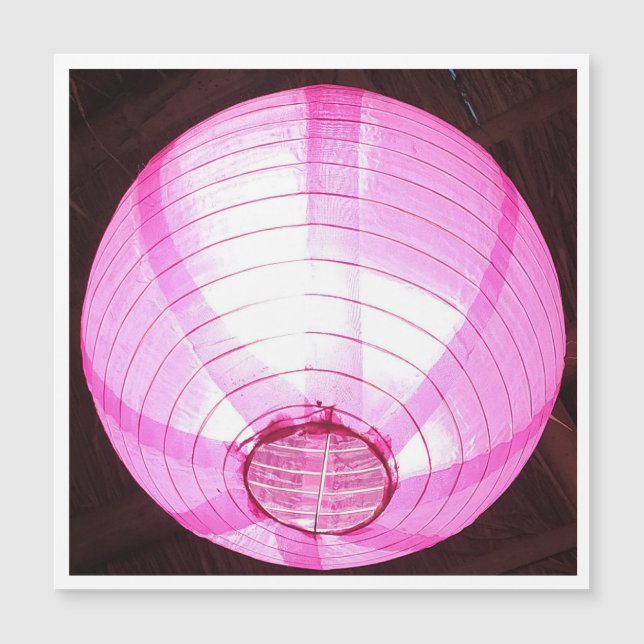 Tarjeta magnética de luminiscencia rosa encantada (Anverso)