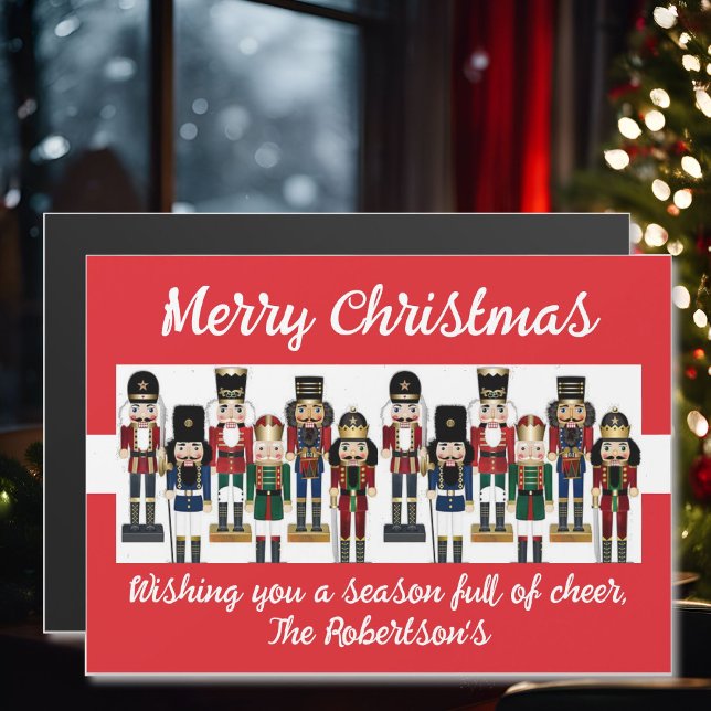 Tarjeta magnética de Navidades de texto Personaliz (Subido por el creador)