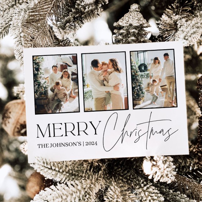 Tarjeta magnética de Navidades fotográficos, Feliz (Subido por el creador)