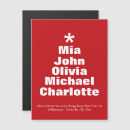 tarjeta magnética de nombres personalizados de col