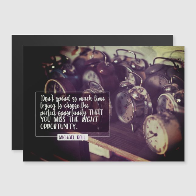 Tarjeta magnética de oportunidad de derecho (Anverso/Reverso)