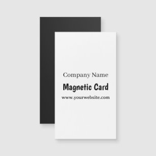 Tarjeta Magnética de Promoción Empresarial Simple