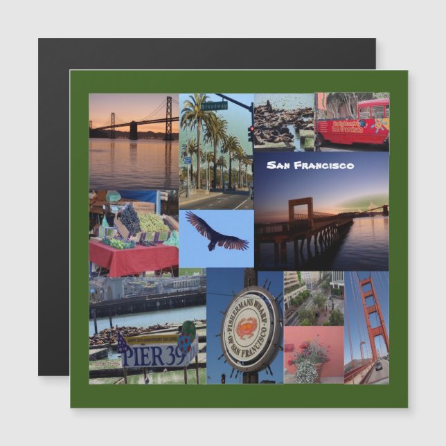 Tarjeta magnética de San Francisco (Anverso/Reverso)