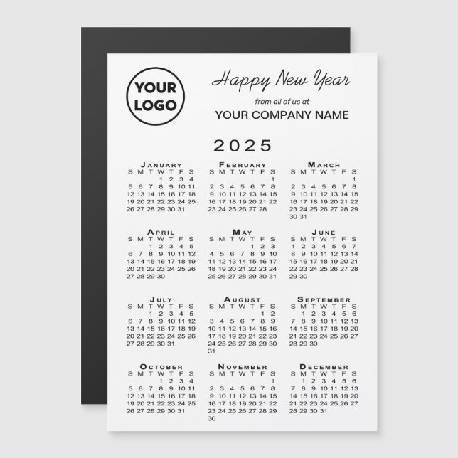 Tarjeta magnética de vacaciones de negocios con el (Anverso/Reverso)