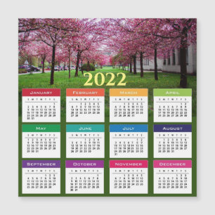 Tarjeta magnética del calendario 2022
