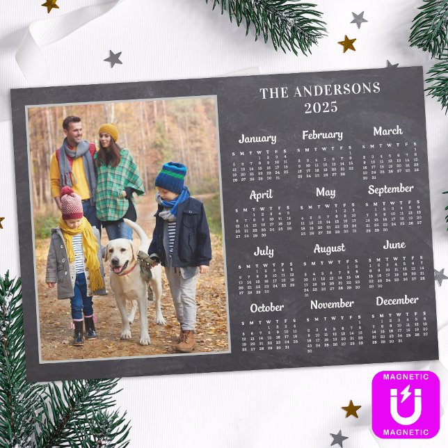 Tarjeta magnética del calendario de fotos de Perso (Subido por el creador)