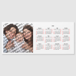 Tarjeta magnética del calendario del Personalizado