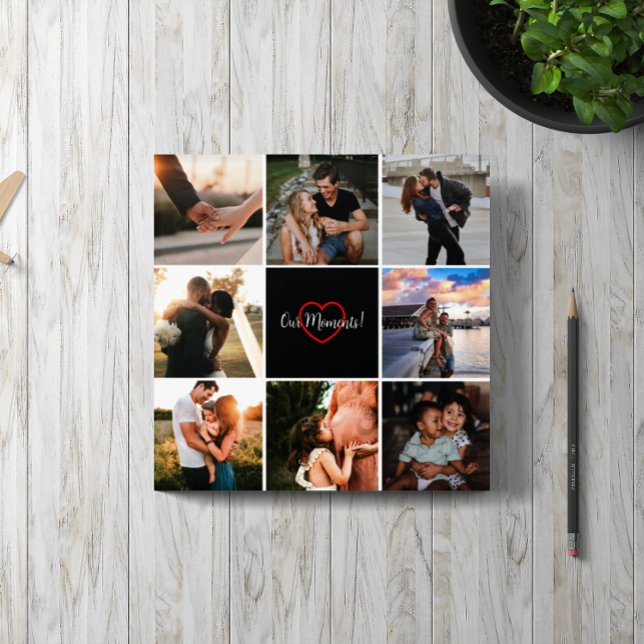 Tarjeta magnética del Collage de fotos de moda (Subido por el creador)