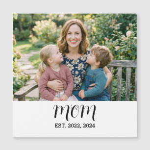 Tarjeta Magnética del Día de la Madre con Foto de 
