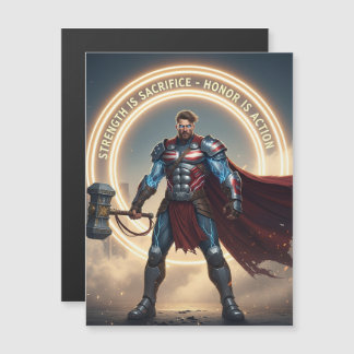 Tarjeta Magnética del Día del Trabajo - La Fuerza