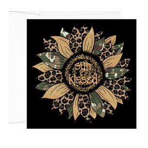 Tarjeta magnética del girasol Bho Sun Kissed
