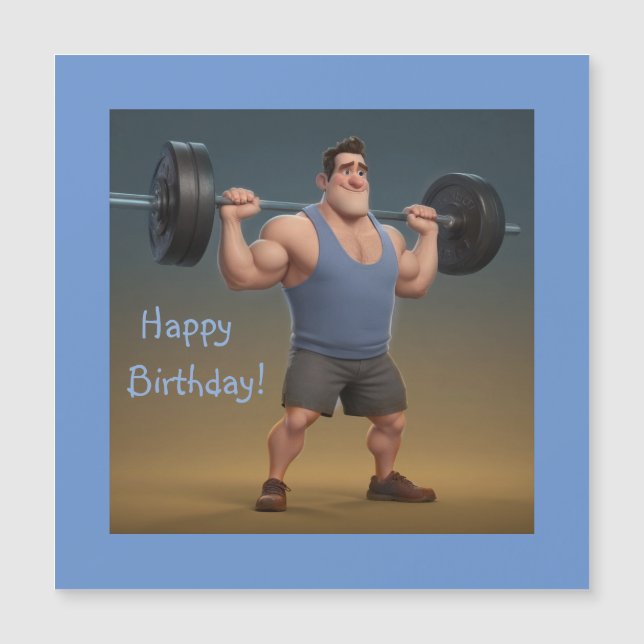 Tarjeta magnética del hombre de entrenamiento (Anverso)