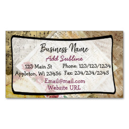 Tarjeta magnética del negocio de las notas