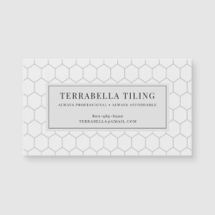 Tarjeta magnética del patrón de mosaico hexagonal 