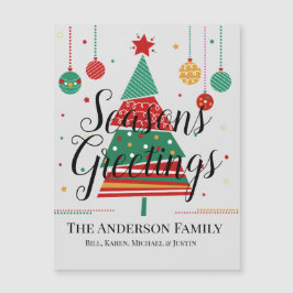 Tarjeta magnética del Personalizable de árbol de N