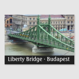 Tarjeta magnética del puente de la libertad Budape