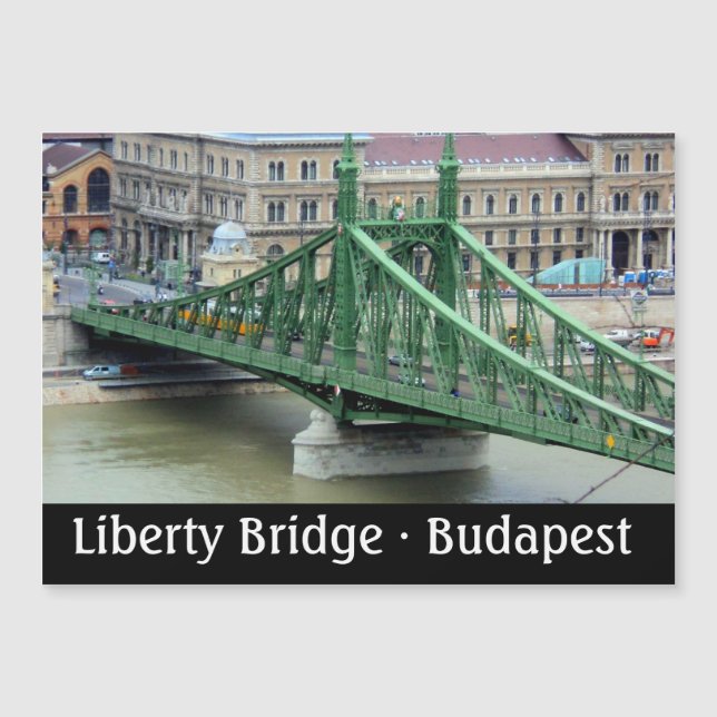 Tarjeta magnética del puente de la libertad Budape (Anverso)