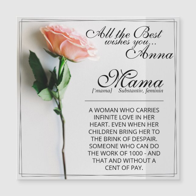 Tarjeta Magnética Delgada (Anverso)