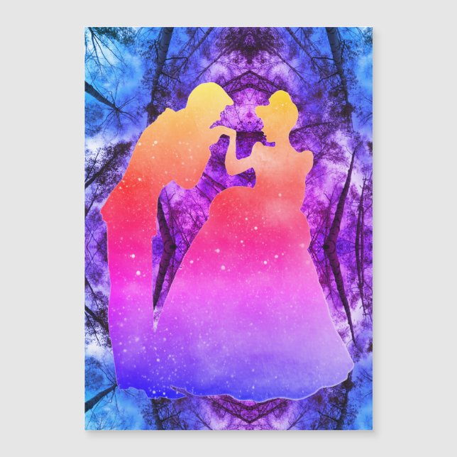 Tarjeta magnética delgada de amor (Anverso)