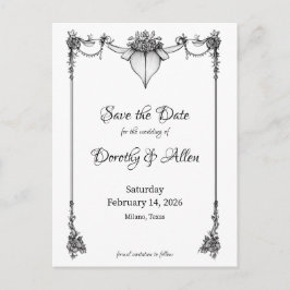 Tarjeta magnética delgada de minimalismo vintage