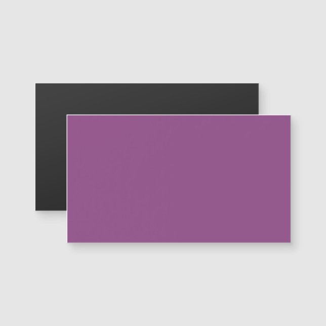Tarjeta Magnética Empresarial Ciruela (Anverso/Reverso)