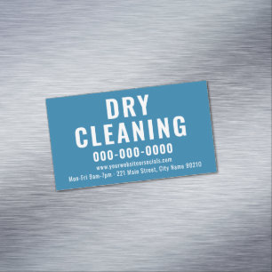 Tarjeta magnética empresarial de limpieza en seco