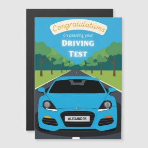 Tarjeta Magnética Felicidades Examen de Conducir