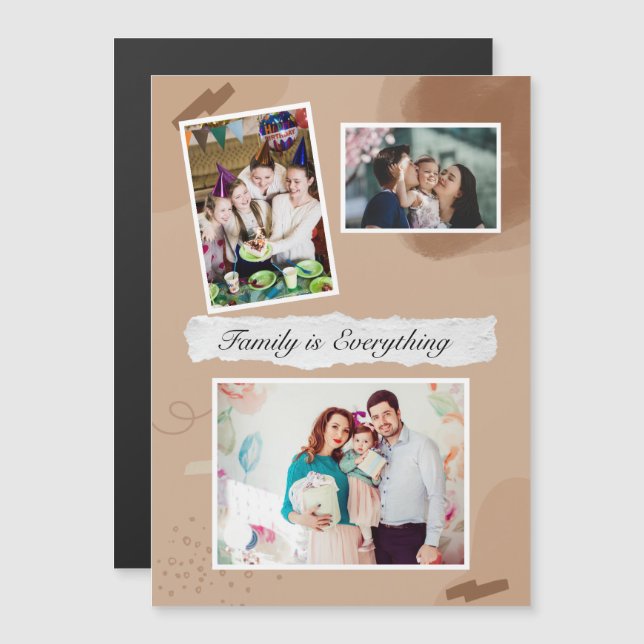 Tarjeta magnética fina (Anverso/Reverso)