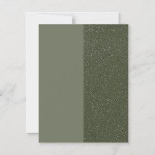 Tarjeta Magnética Fina Duo Verde Musgo Moderna (Pe