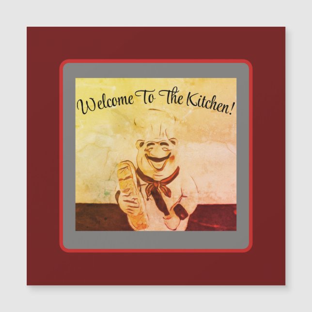 Tarjeta magnética frigorífica (Anverso)