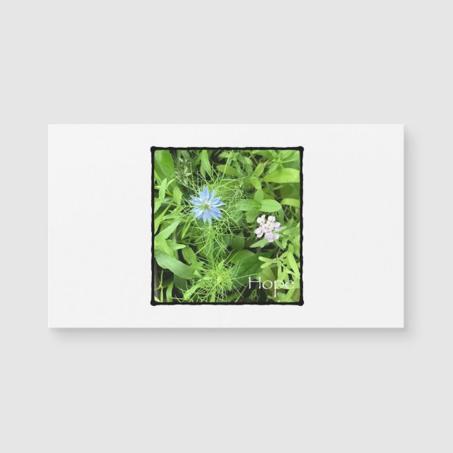 Tarjeta magnética horizontal de esperanza (Anverso)