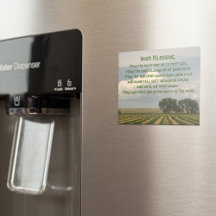 Tarjeta magnética irlandesa de fotografía de granj