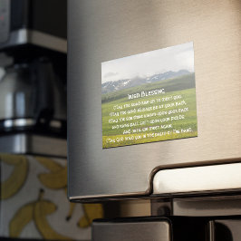 Tarjeta magnética irlandesa de la bendición de Gre