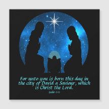 Tarjeta magnética Luke 2:11