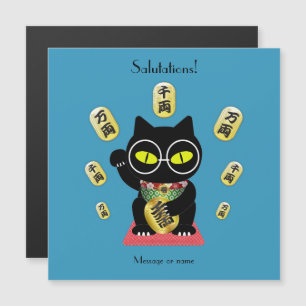 Tarjeta magnética Maneki Neko Lucky Poilue