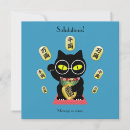 Tarjeta magnética Maneki Neko Lucky Poilue