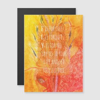 Tarjeta magnética Moda de Chica caprichosa