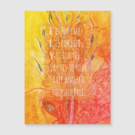 Tarjeta magnética Moda de Chica caprichosa