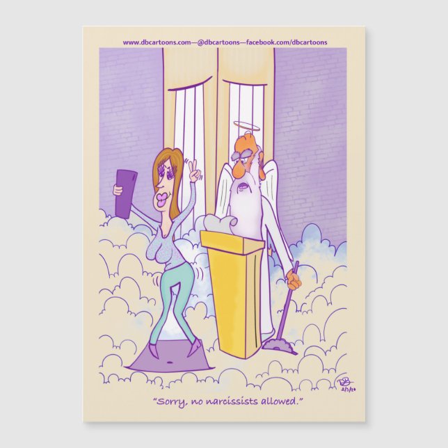 Tarjeta magnética narcisista (Anverso)