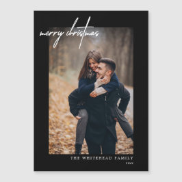 Tarjeta magnética negra de la mora blanca mínima n