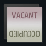 Tarjeta magnética ocupada ocupada por vacante suci<br><div class="desc">Imán de lavavajillas sucio/limpio o vacío/ocupado. Advierte a otros sobre el estado del lavavajillas. Coloque este imán de aspecto moderno y elegante en su lavavajillas para que su vida sea fácil. Te dirá si los platos están sucios o limpios. Servirá como un recordatorio rápido cuando necesite ejecutar la máquina y...</div>