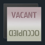 Tarjeta magnética ocupada ocupada por vacante suci<br><div class="desc">Imán de lavavajillas sucio/limpio o vacío/ocupado. Advierte a otros sobre el estado del lavavajillas. Coloque este imán de aspecto moderno y elegante en su lavavajillas para que su vida sea fácil. Te dirá si los platos están sucios o limpios. Servirá como un recordatorio rápido cuando necesite ejecutar la máquina y...</div>