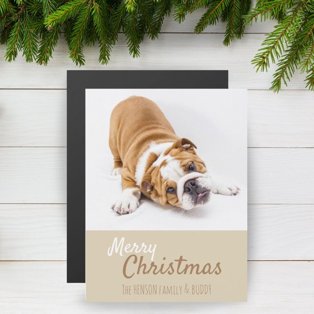 Tarjeta magnética para Navidades de fotos de Bulld (Subido por el creador)