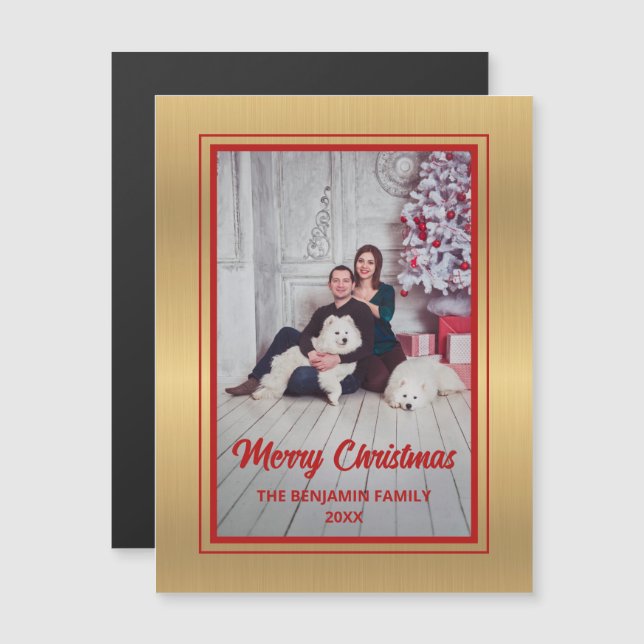 Tarjeta magnética para Personalizado de fotos de l (Anverso/Reverso)