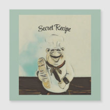 Tarjeta magnética para todo el chef