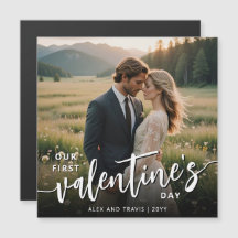 Tarjeta magnética personalizado de foto primer El