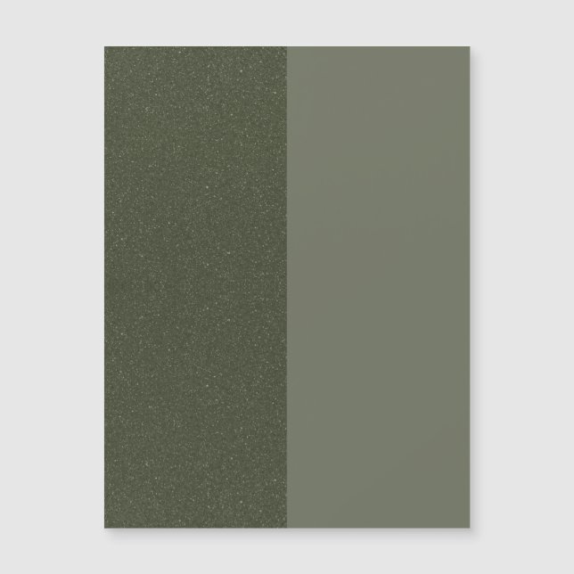 Tarjeta magnética Personalizado verde de Moss Spli (Anverso)