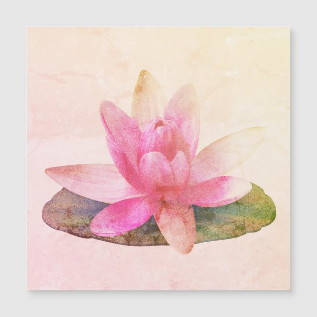 TARJETA MAGNÉTICA: PINK LOTUS (Anverso)