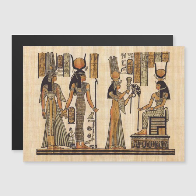 Tarjeta magnética Queen Cleopatra de Egipto (Anverso/Reverso)